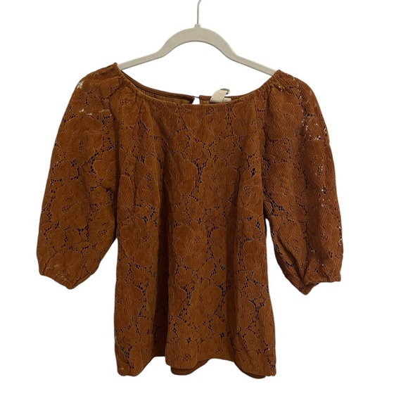 Anthropologie Dolan Norah Floral Corduroy Blouse - Small - Picture 3 of 6